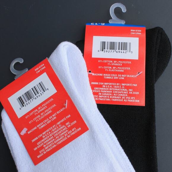 Men's 2 Pack Diabetic Crew Socks Fits Shoe Size 6-12 - Picture 8 of 11